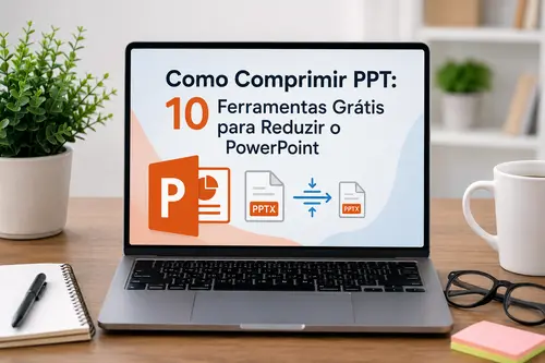 Como Comprimir PPT: 10 Ferramentas Grátis para Reduzir o PowerPoint
