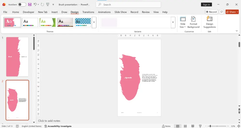 Like Google Slides, this applies to all slides in the file. 