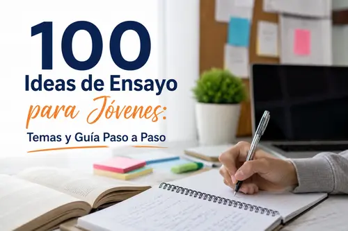 100 Ideas de Ensayo para Jóvenes: Temas y Guía Paso a Paso