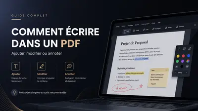 Comment écrire dans un PDF (ajouter, modifier ou annoter)