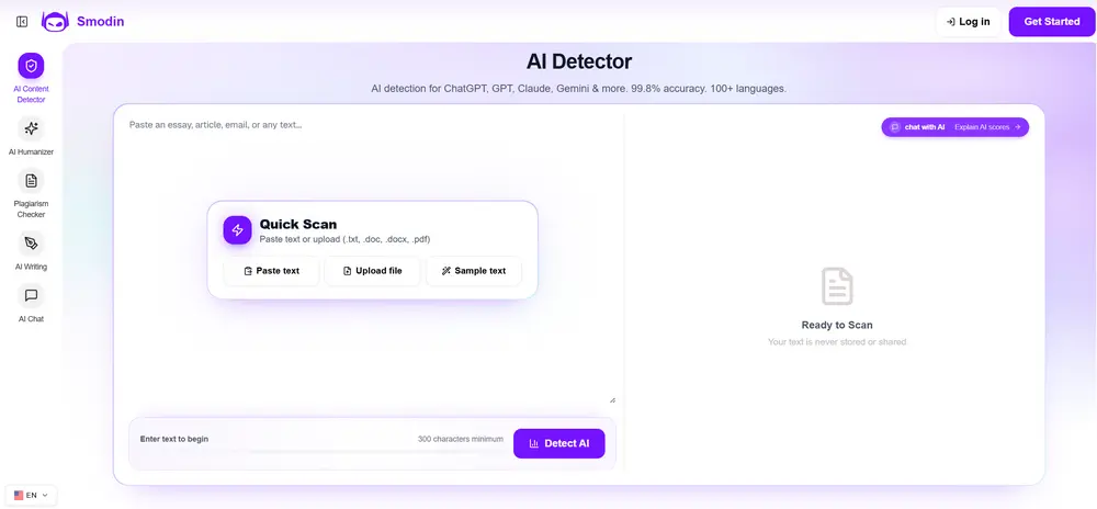 Smodin — AI Detector Global dengan Banyak Fitur
