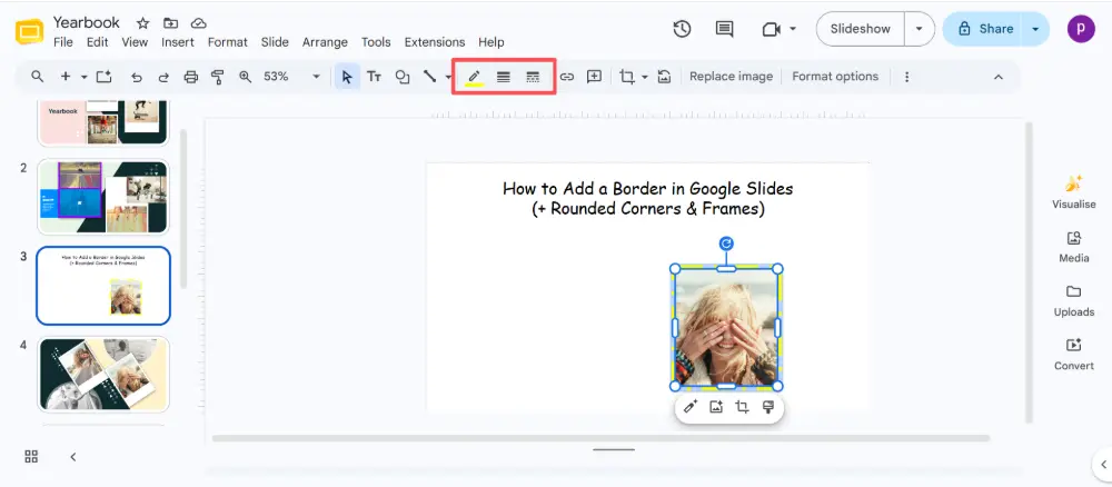 How to Add a Border Around an Image