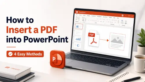 How to Insert a PDF into PowerPoint (4 Methods)