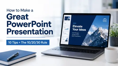 How to Make a Great PowerPoint Presentation (10 Tips + 10/20/30 Rule)