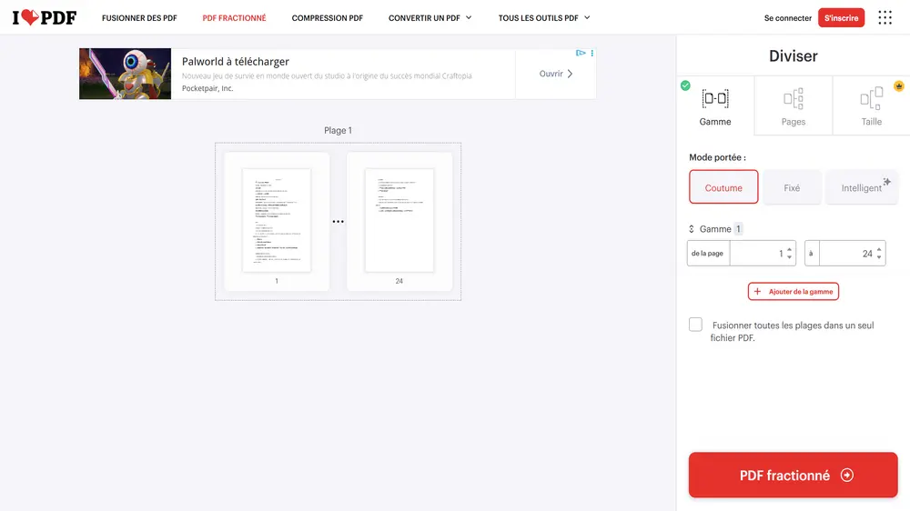 ilovepdf.com → Diviser PDF