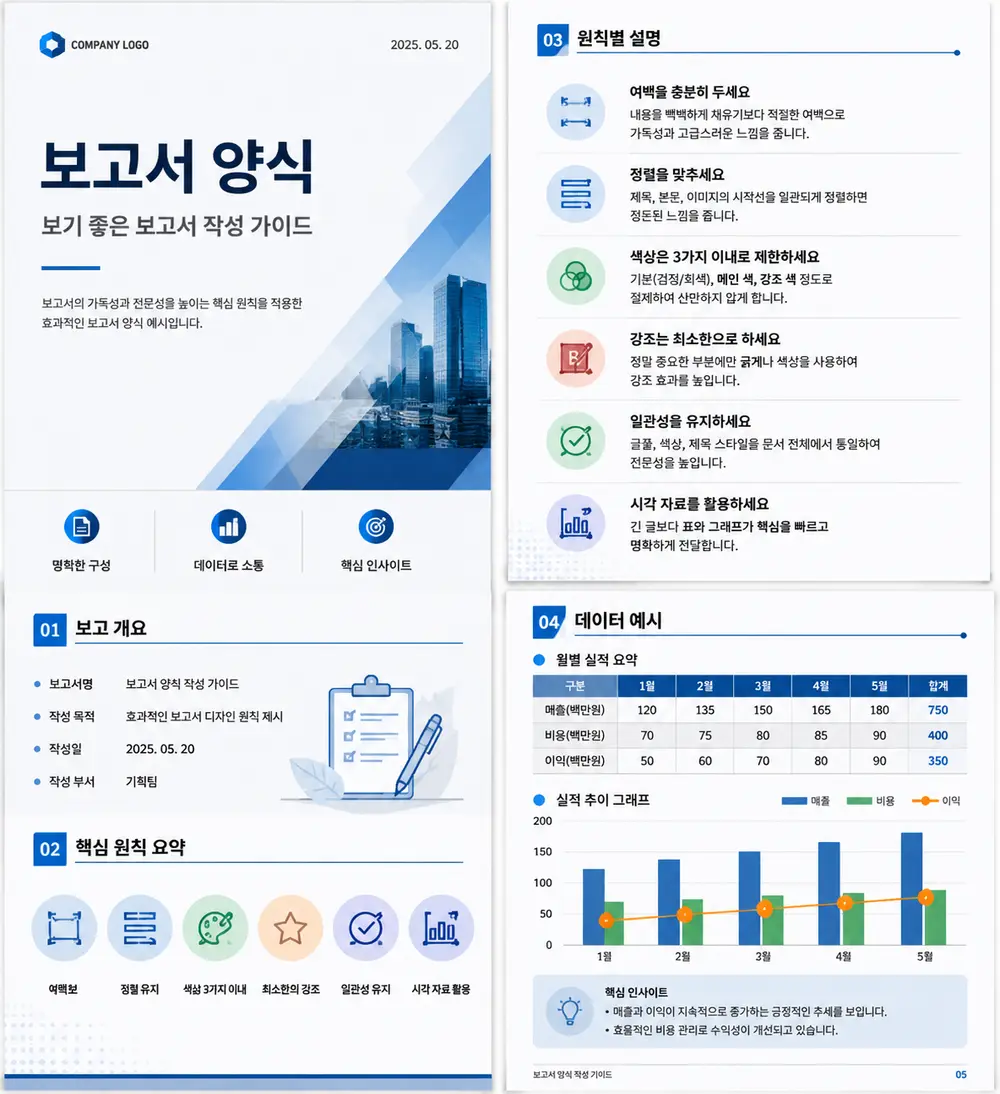 보고서 양식