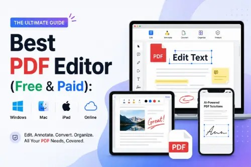 Best PDF Editor (Free & Paid): Windows, Mac, iPad & Online