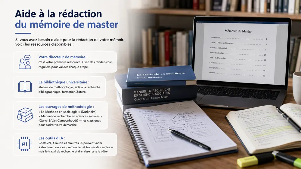 Aide à la rédaction du mémoire de master