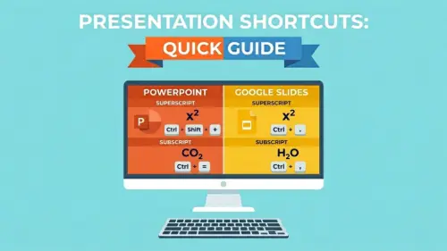 Superscript & Subscript in PowerPoint and Google Slides (Shortcuts)