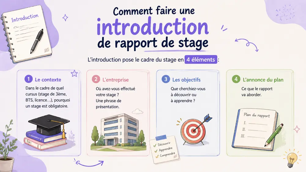 Comment faire une introduction de rapport de stage
