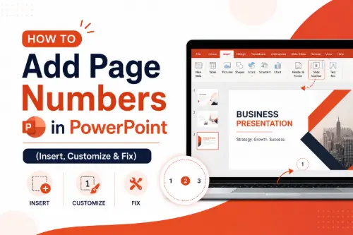 How to Add Page Numbers in PowerPoint (Insert, Customize & Fix)