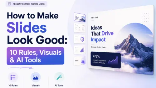 How to Make Slides Look Good: 10 Rules, Visuals & AI Tools