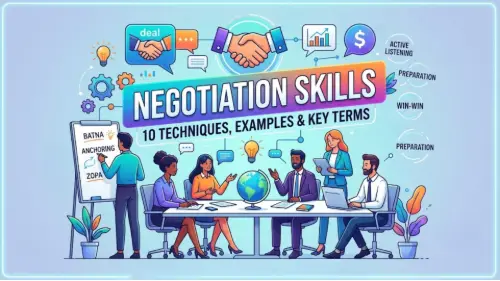 Negotiation Skills: 10 Techniques, Examples & Key Terms
