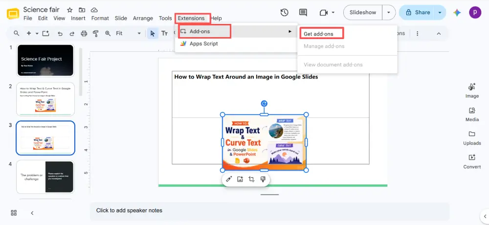 Extensions → Add-ons → Get add-ons.