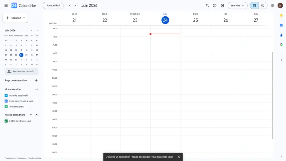 Google Agenda
