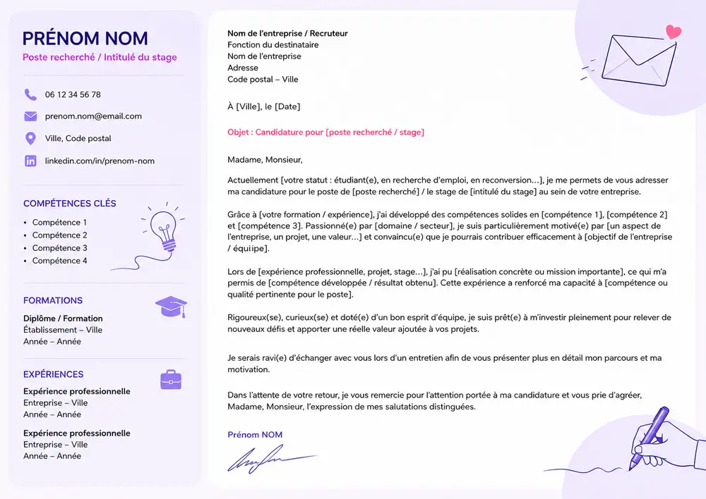 Comment rédiger une lettre de motivation ?