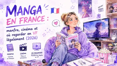 Manga en France : manfra, cinéma et où regarder en VF légalement (2026)