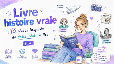Livre histoire vraie : 10 récits inspirés de faits réels à lire (2026)