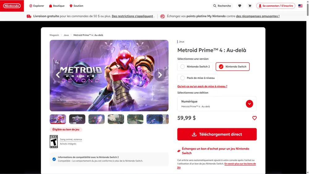 Metroid Prime 4 : Beyond