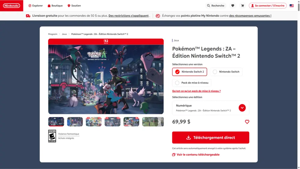 Pokémon Légendes Z-A
