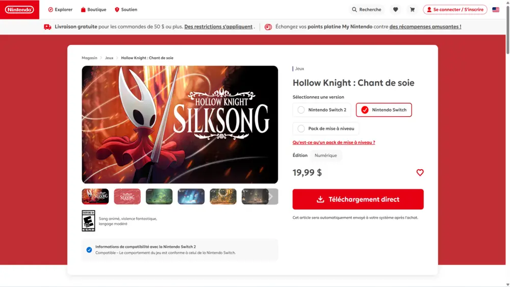 Hollow Knight : Silksong