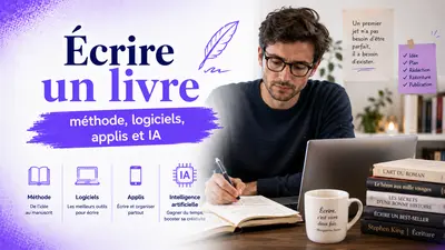 Écrire un livre : méthode, logiciels, applis et IA
