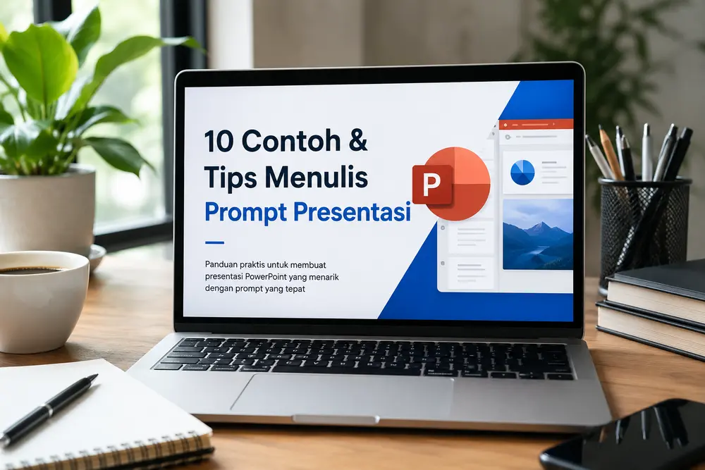 Prompt AI untuk Membuat PPT: 10 Contoh & Tips Menulis Prompt Presentasi