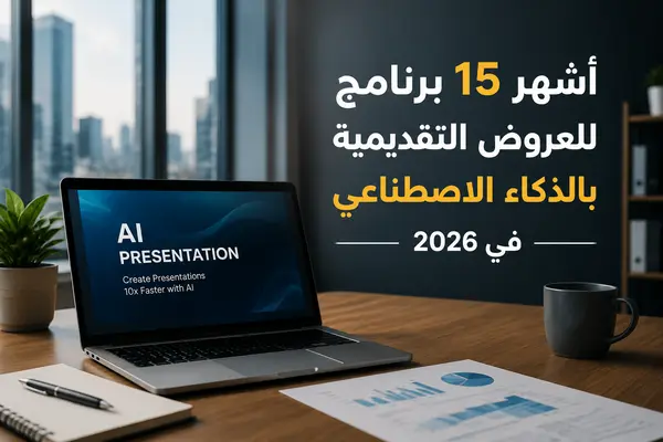 أشهر 15 برنامج للعروض التقديمية بالذكاء الاصطناعي في 2026