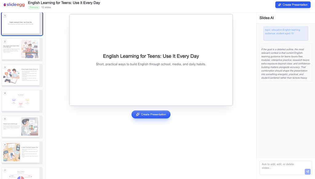 generative AI outcome