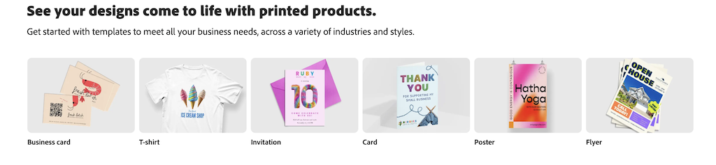 print your products!