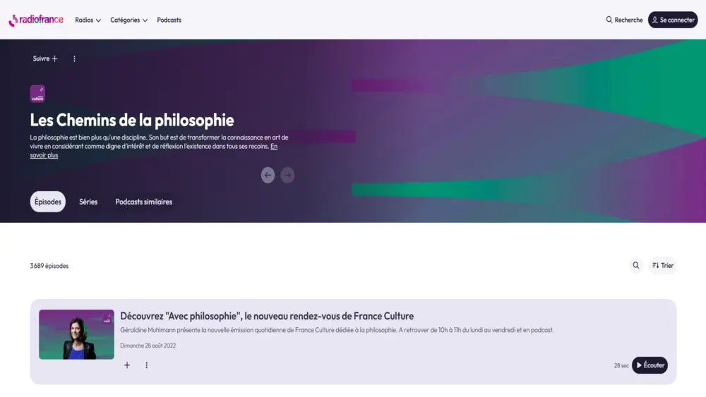 Les Chemins de la philosophie