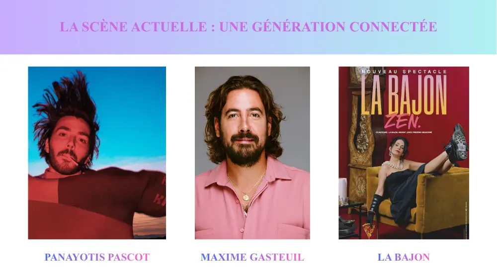 La scène actuelle : une génération connectée