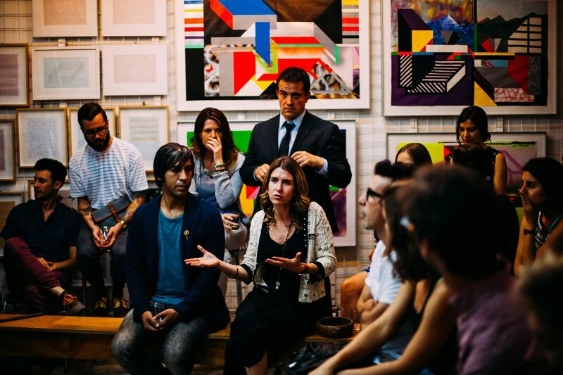 debate entre estudiantes