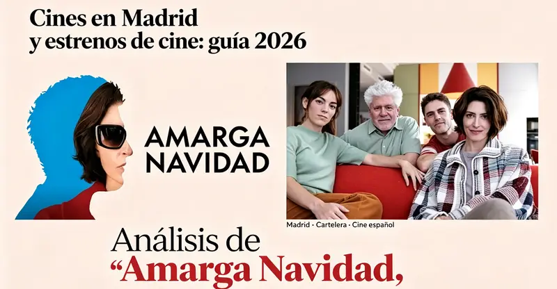 Cines en Madrid y estrenos de cine: guía 2026 + análisis de «Amarga Navidad»