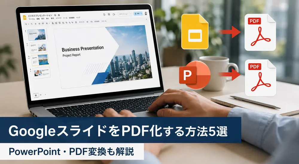 GoogleスライドをPDF化する方法5選|PowerPoint・PDF変換も解説