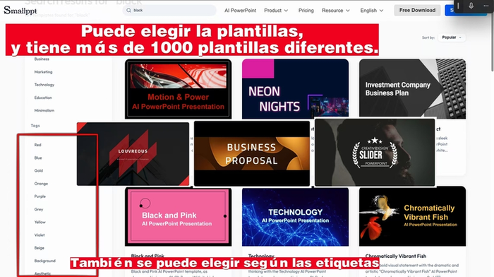 algunos plantillas de ppt