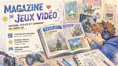 Magazine de jeux vidéo : histoire, utilité et comment en créer un
