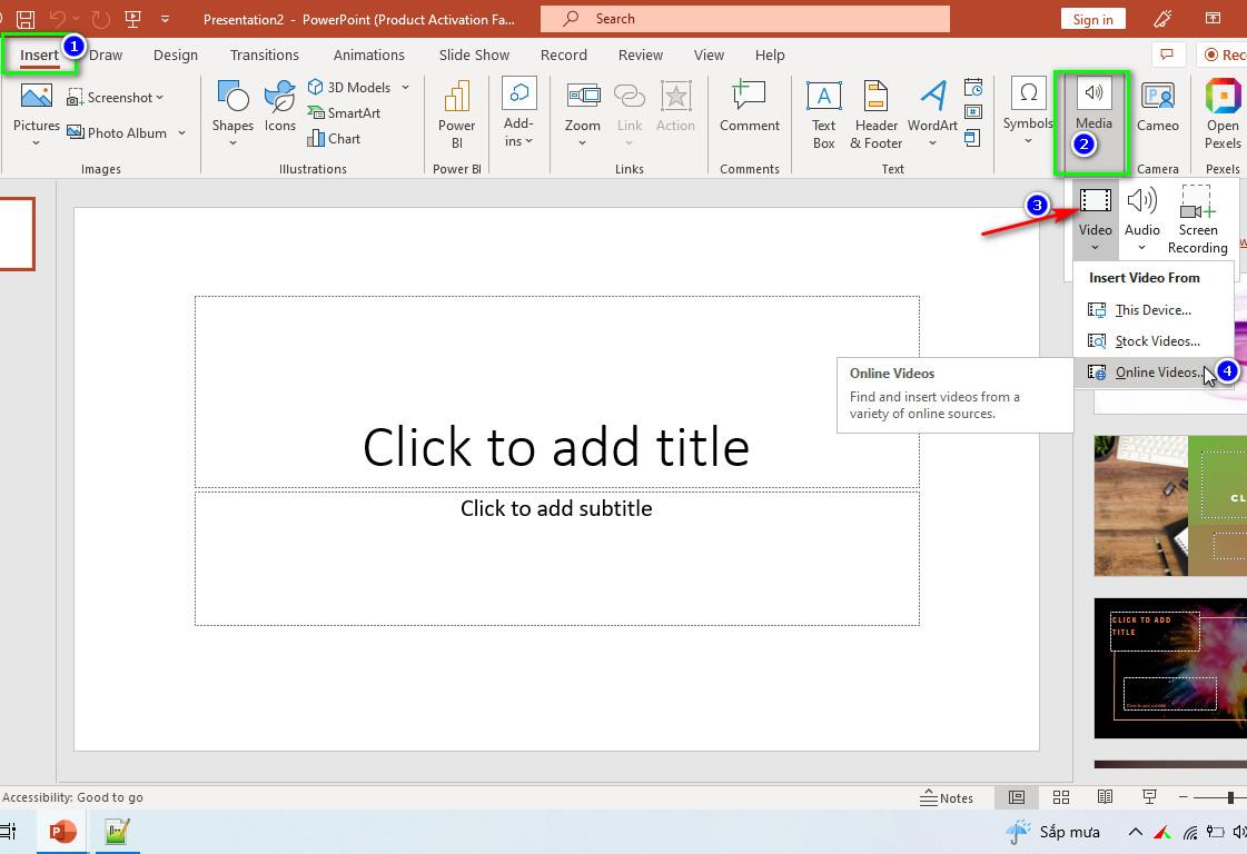 Step 2: choose a Christmas template and click 'Generate with AI' in Gamma