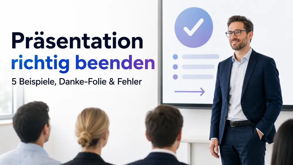 Präsentation beenden: 5 Beispiele für ein starkes PowerPoint-Ende